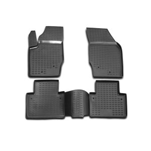 Volvo XC90 Floor Mats - Omac - Rubber TPE - Black - '03-'14